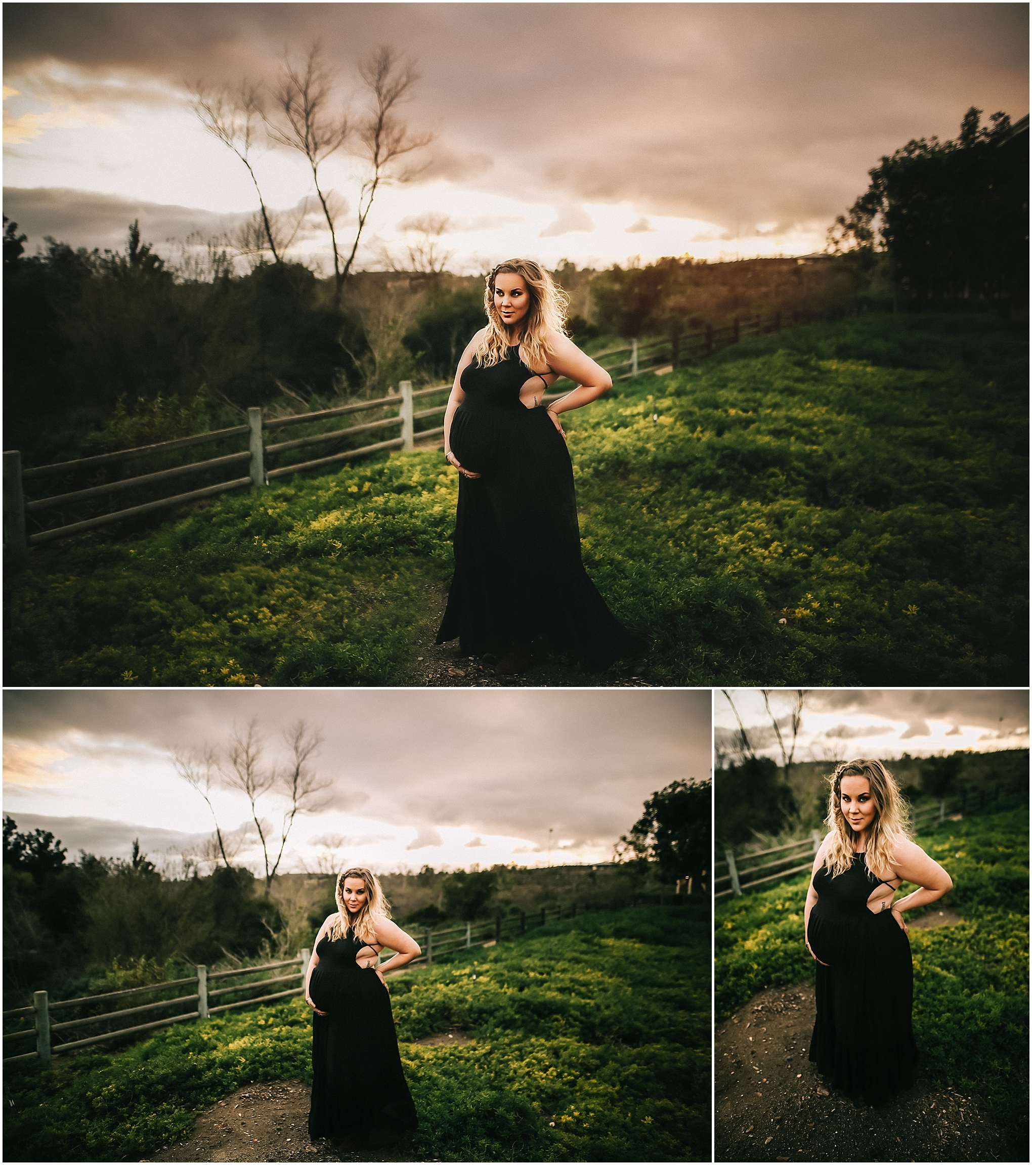 Unique artsy Orange County maternity pregnancy photographer